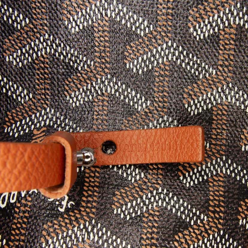 Goyard Goyardine Saint Louis PM Black Canvas Good condition - Box View