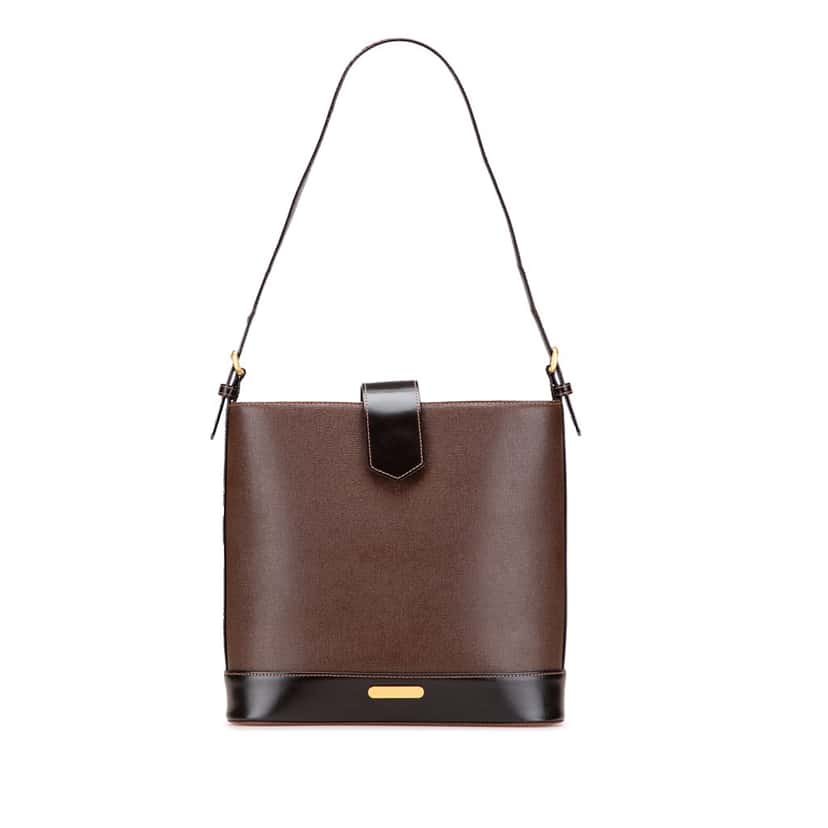 Burberry Leather Shoulder Bag Brown Leather Good condition - Front View