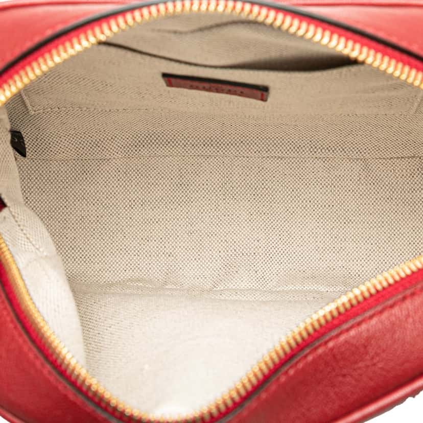 Gucci Small Leather Blondie Crossbody Red Leather Good condition - Model View