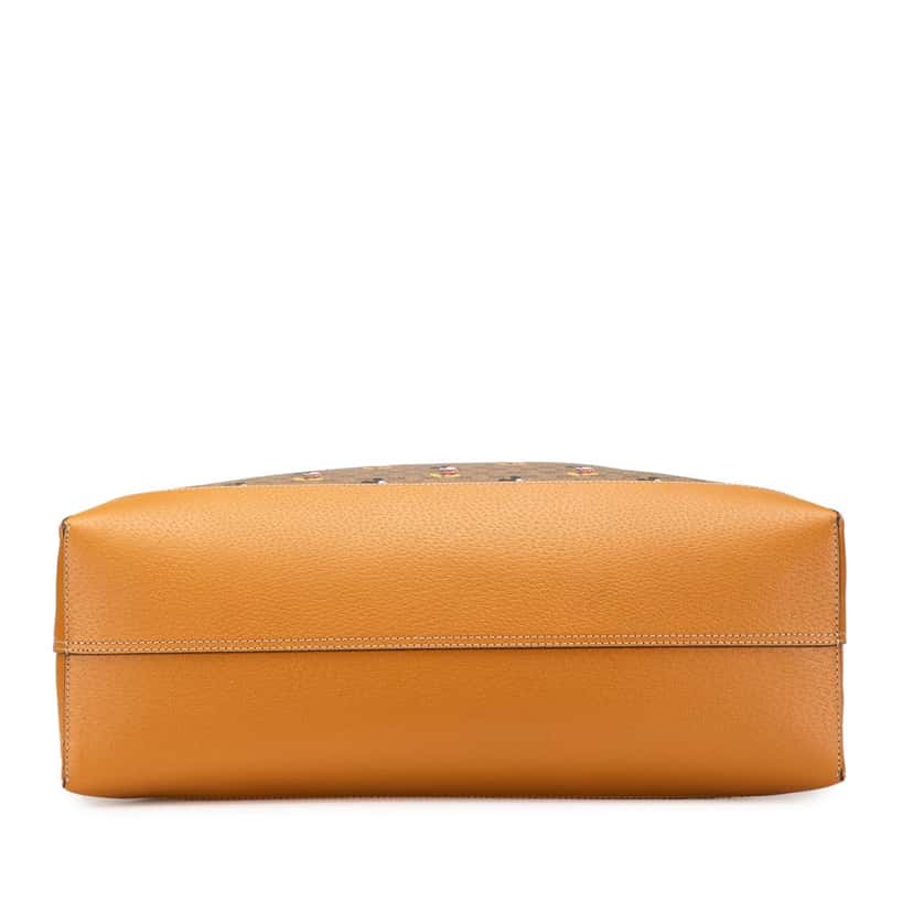 Gucci Disney Micro GG Supreme Mickey Mouse Tote Brown Canvas Good condition - Inside View