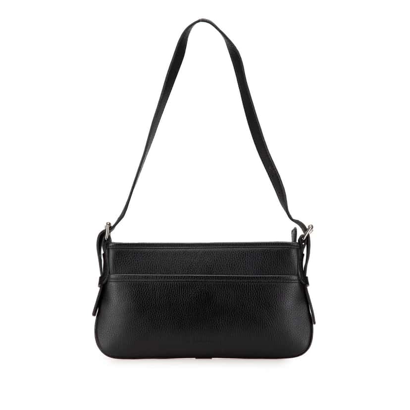Burberry Leather Shoulder Bag Black Leather Good condition - Front View