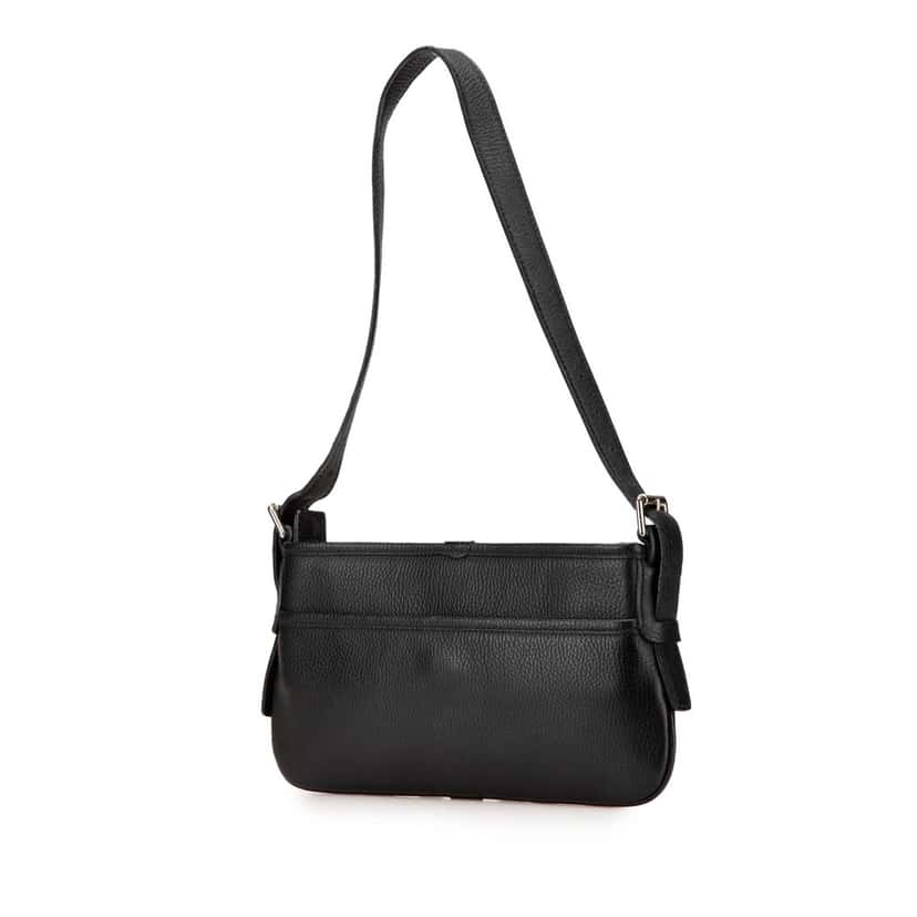 Burberry Leather Shoulder Bag Black Leather Good condition - Back View