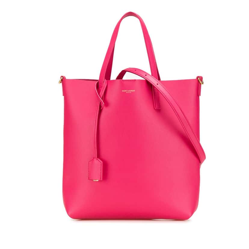 Saint Laurent Toy Leather North South Shopping Tote Pink Leather Good condition - Front View