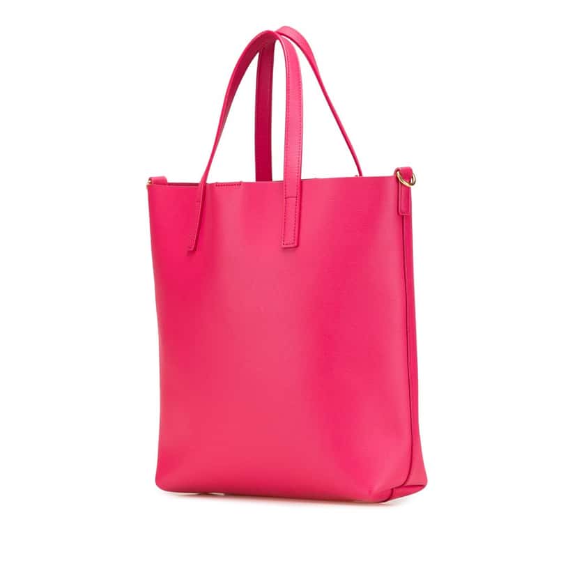 Saint Laurent Toy Leather North South Shopping Tote Pink Leather Good condition - Back View
