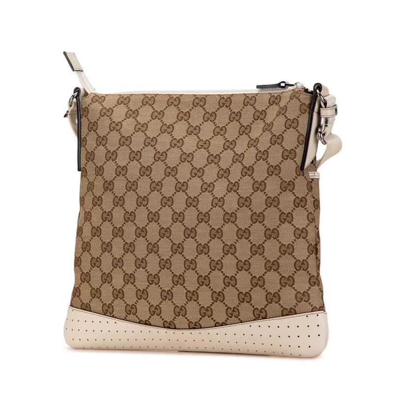 Gucci GG Canvas Crossbody Brown Canvas Good condition - Back View
