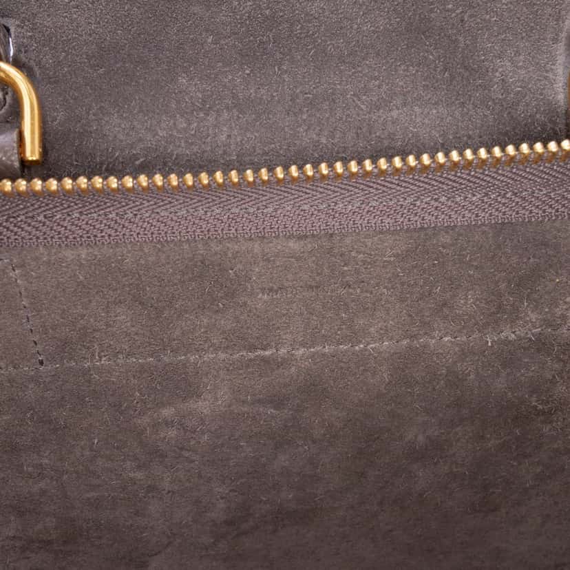 Celine Nano Grained Calfskin Belt Bag Brown Leather Good condition - Box View
