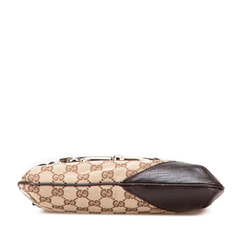 Gucci GG Canvas Hasler Web Crossbody Brown Canvas Good condition - Inside View