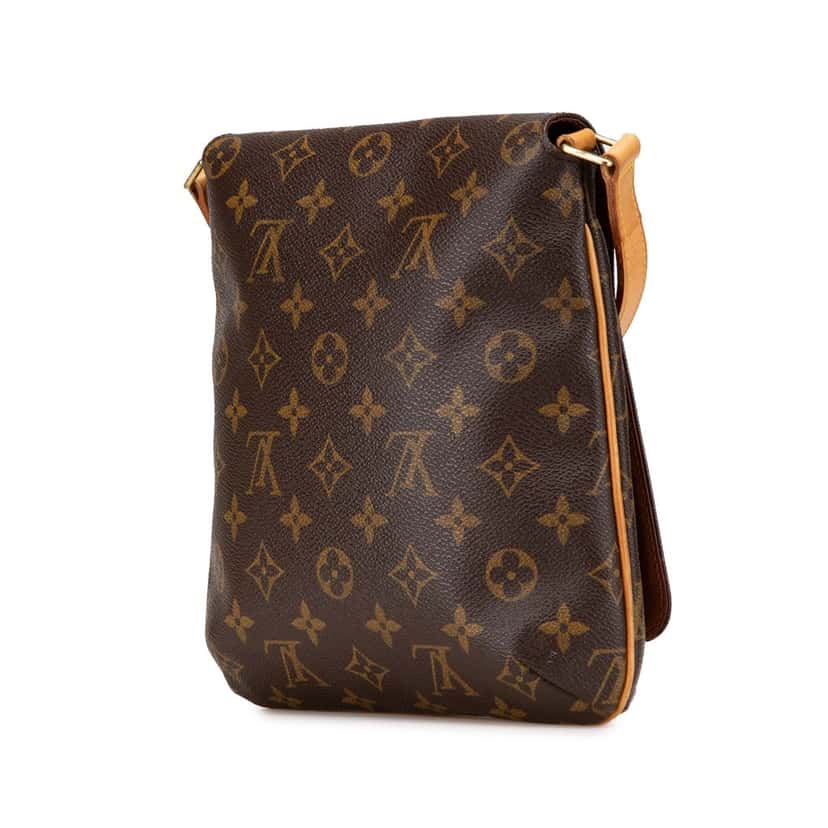Louis Vuitton Monogram Musette Salsa Short Strap Brown Canvas Good condition - Back View