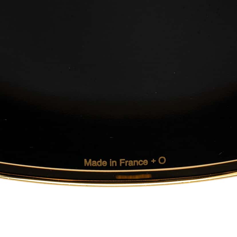 Hermès Extra Wide Brandebourgs Enamel Bangle 70 Brown Good condition - Box View