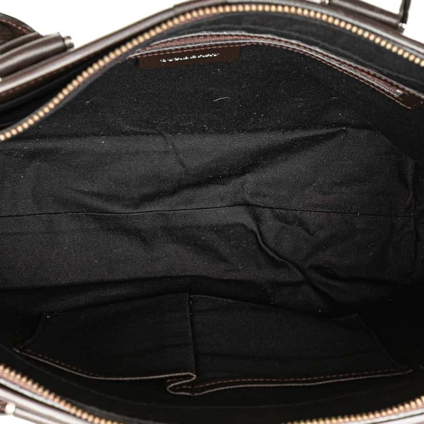 Burberry Nova Check Canvas Tote Brown Canvas Good condition - Model View