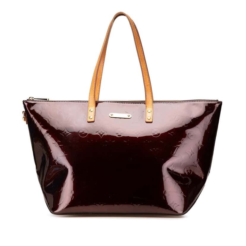 Louis Vuitton Monogram Vernis Bellevue GM Purple Leather Good condition - Front View