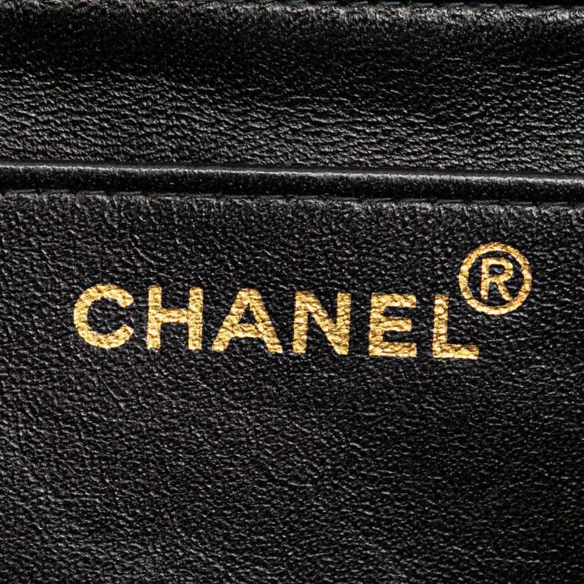 Chanel Jumbo Classic Lambskin Single Flap Black Leather Good condition - Box View