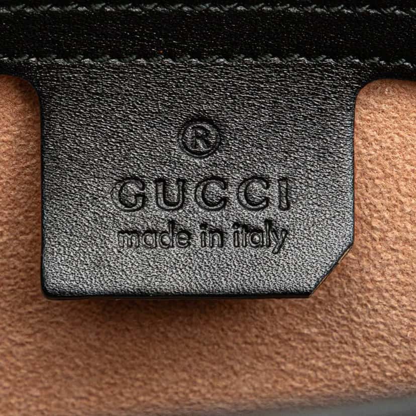 Gucci Leather Bamboo Queen Margaret Satchel White Leather Good condition - Box View