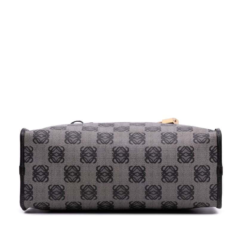 Loewe Anagram Coated Canvas Handbag Grey Canvas Good condition - Inside View