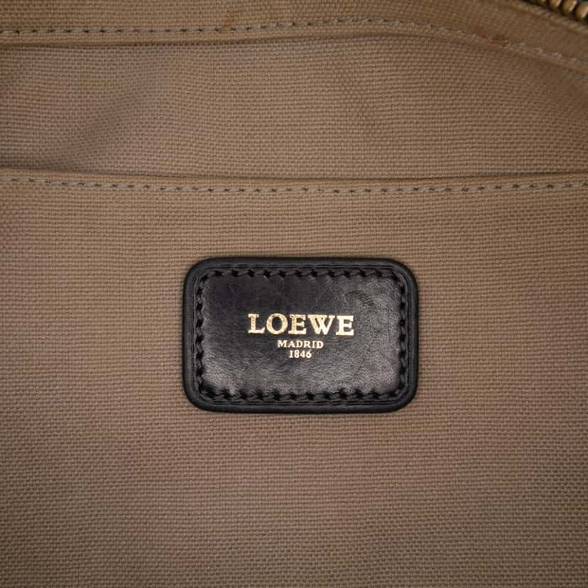 Loewe Anagram Coated Canvas Handbag Grey Canvas Good condition - Box View