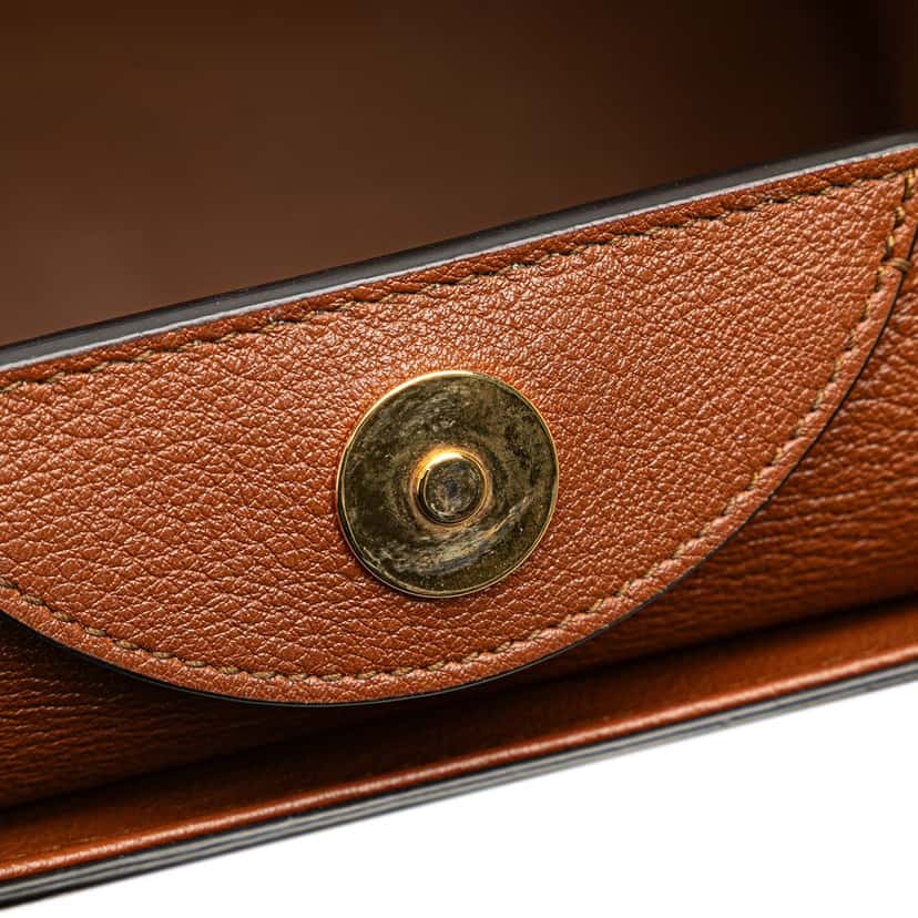 Gucci Small Leather Bamboo Diana Satchel Brown Leather Good condition - Box View