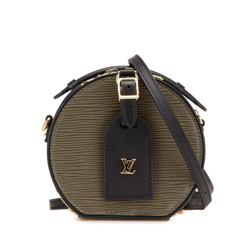 Louis Vuitton Mini Epi Boite Chapeau Brown Leather Good condition - Front View