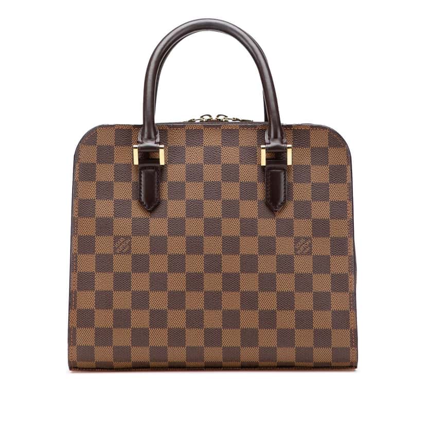 Louis Vuitton Damier Ebene Triana Brown Canvas Good condition - Front View