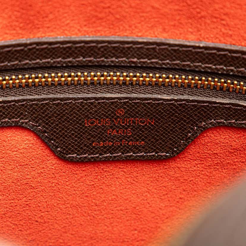Louis Vuitton Damier Ebene Triana Brown Canvas Good condition - Box View