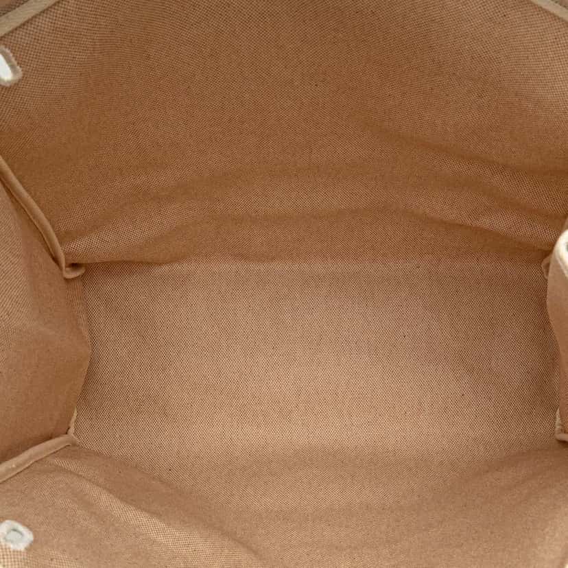 Hermès Toile Herbag MM Brown Canvas Fair condition - Box View