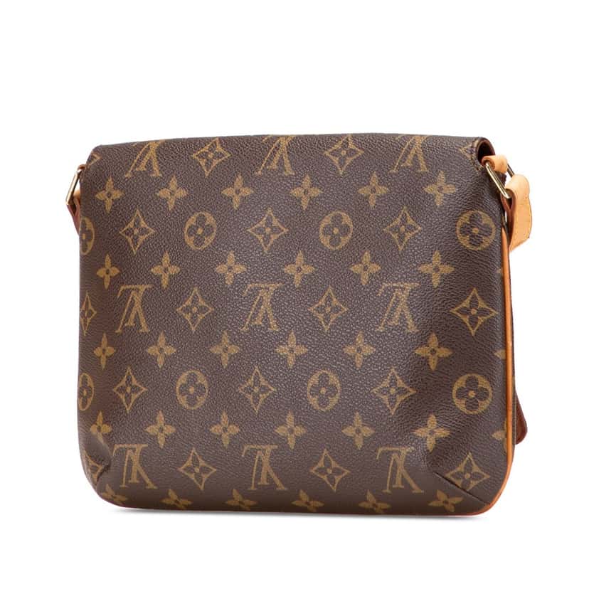 Louis Vuitton Monogram Musette Tango Short Strap Brown Canvas Good condition - Back View
