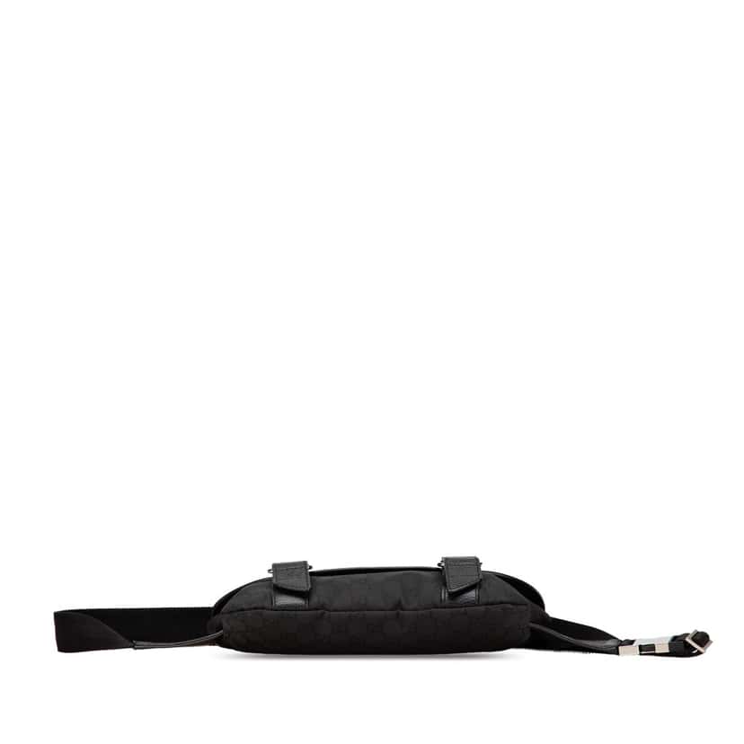 Gucci GG Canvas Belt Bag Black Canvas Good condition - Inside View