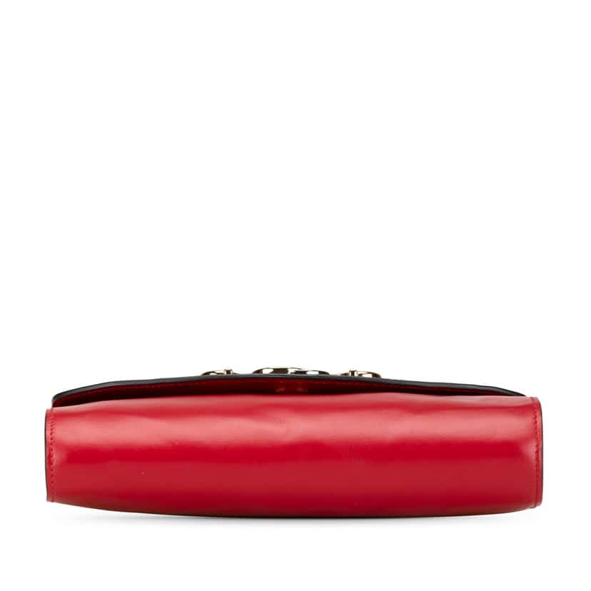 Gucci Small Leather Zumi Satchel Red Leather Good condition - Inside View