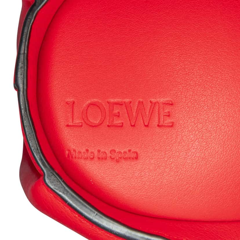 Loewe Mini Leather Elephant Crossbody Red Leather Good condition - Box View