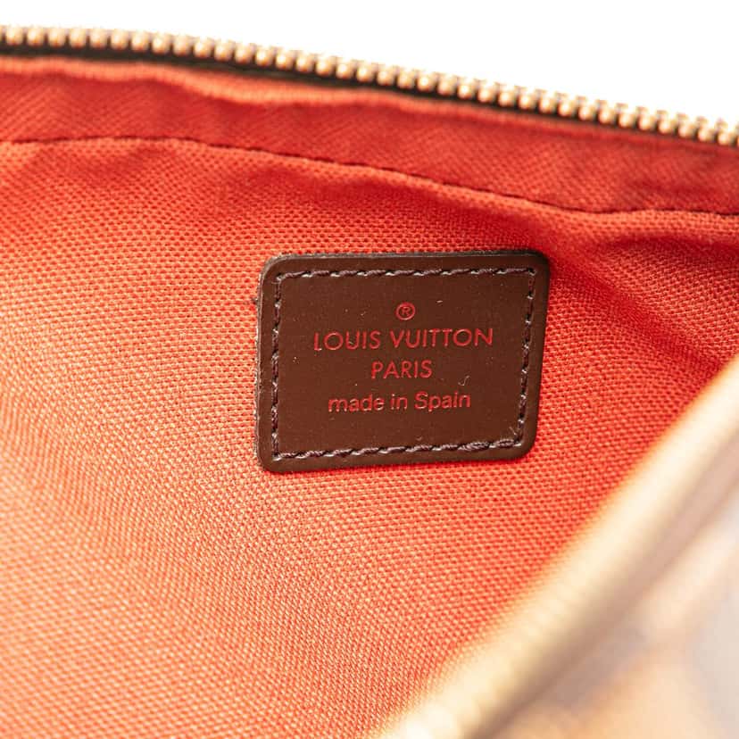 Louis Vuitton Damier Ebene Geronimos Brown Canvas Good condition - Box View