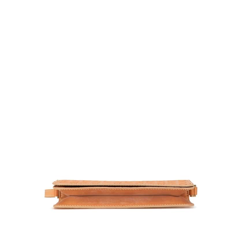 Celine C Macadam Leather Pochette Brown Leather Good condition - Inside View