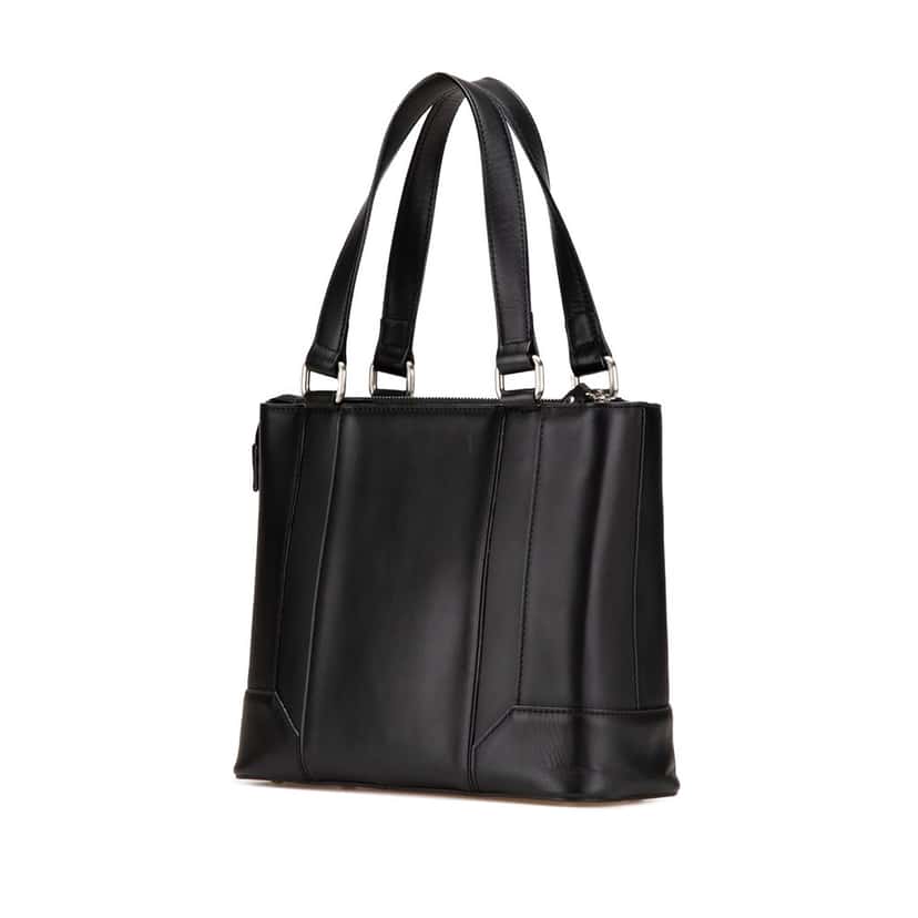Burberry Leather Handbag Black Leather Good condition - Back View