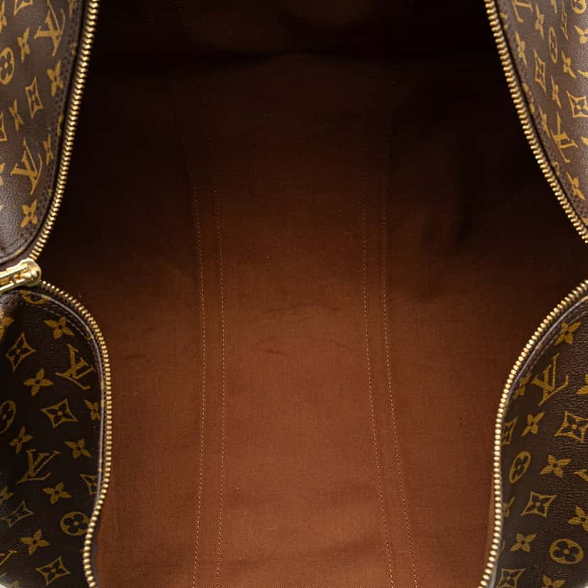 Louis Vuitton Monogram Keepall 60 Brown Canvas Good condition - Model View