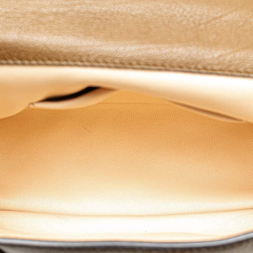 Chloé Small Leather Elsie Crossbody Brown Leather Good condition - Model View