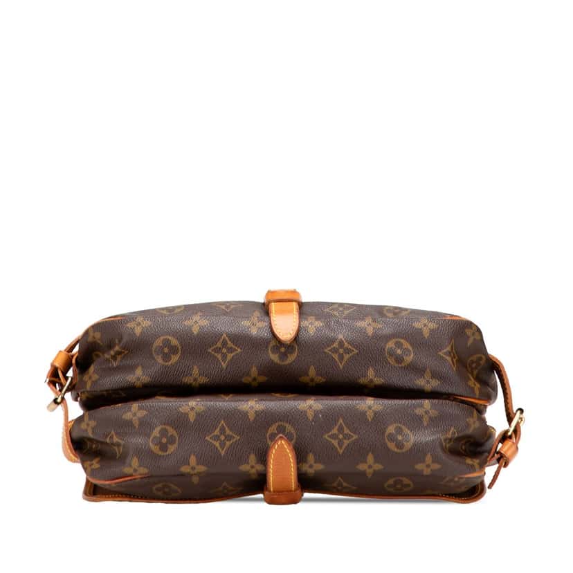 Louis Vuitton Monogram Saumur 30 Brown Canvas Good condition - Inside View