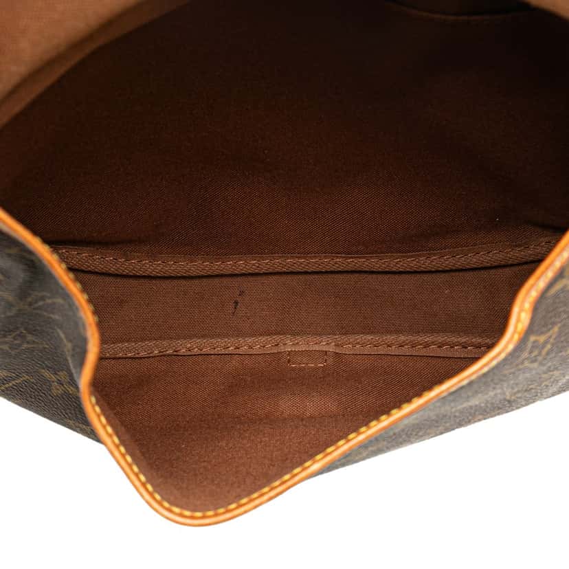 Louis Vuitton Monogram Saumur 30 Brown Canvas Good condition - Model View