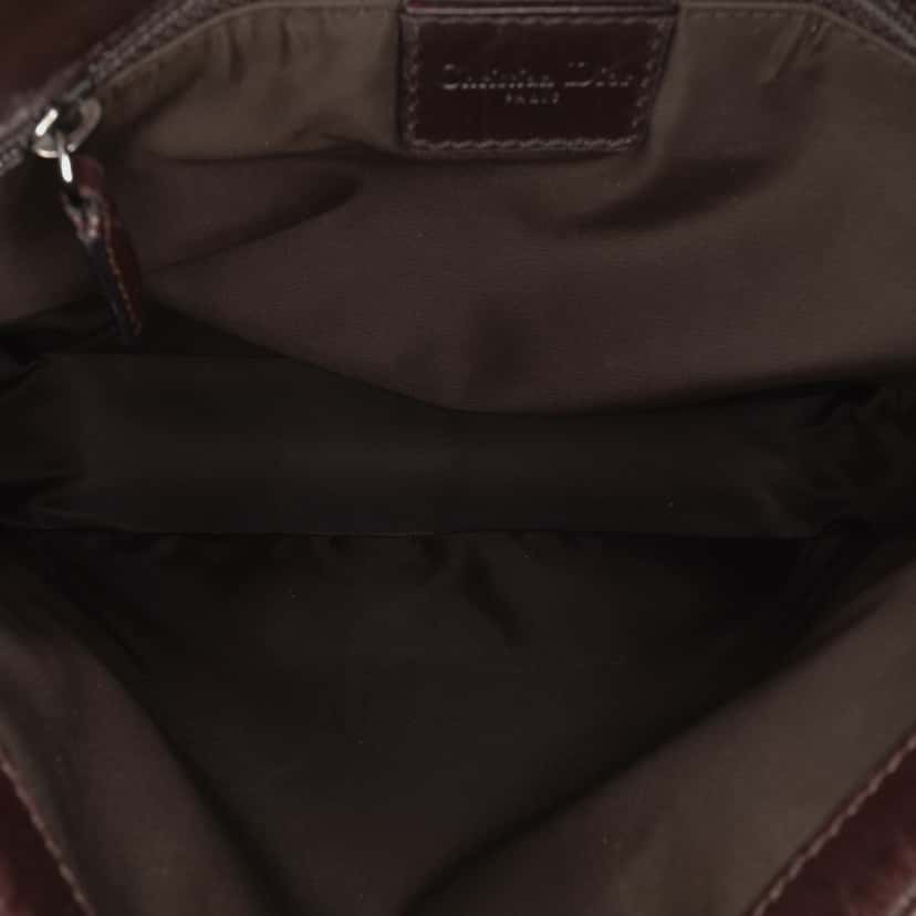 Dior Diorissimo Trotter Canvas Street Chic Crossbody Brown Canvas Good condition - Model View