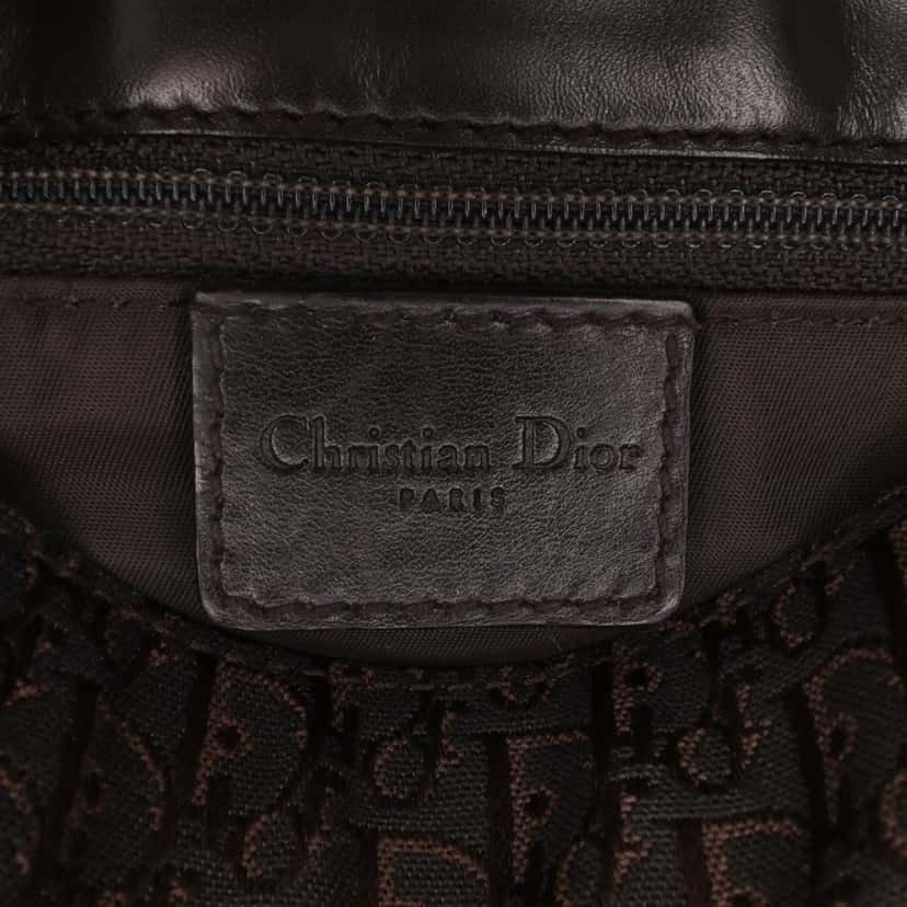 Dior Diorissimo Trotter Canvas Street Chic Crossbody Brown Canvas Good condition - Box View