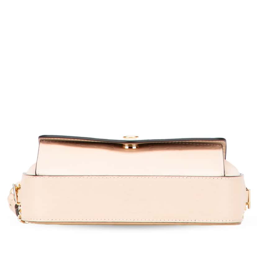 Gucci Super Mini GG Debossed Calf Chain Wallet Brown Leather Good condition - Inside View