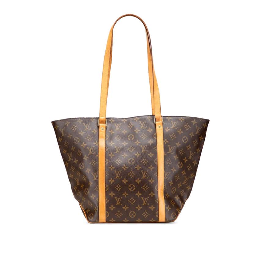 Louis Vuitton Monogram Sac Shopping Brown Canvas Good condition - Front View