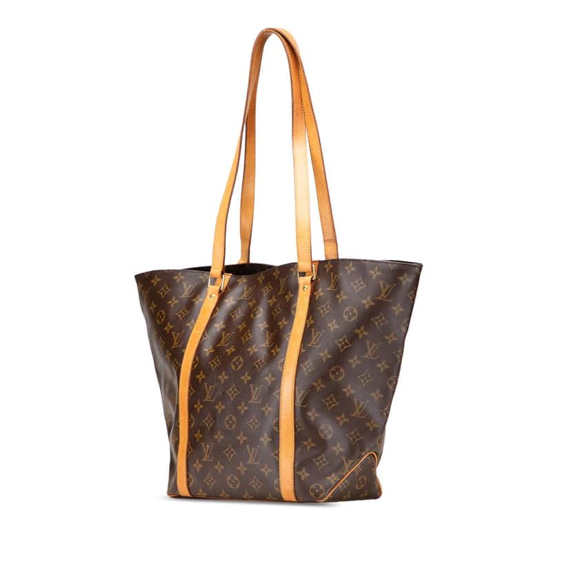 Louis Vuitton Monogram Sac Shopping Brown Canvas Good condition - Back View