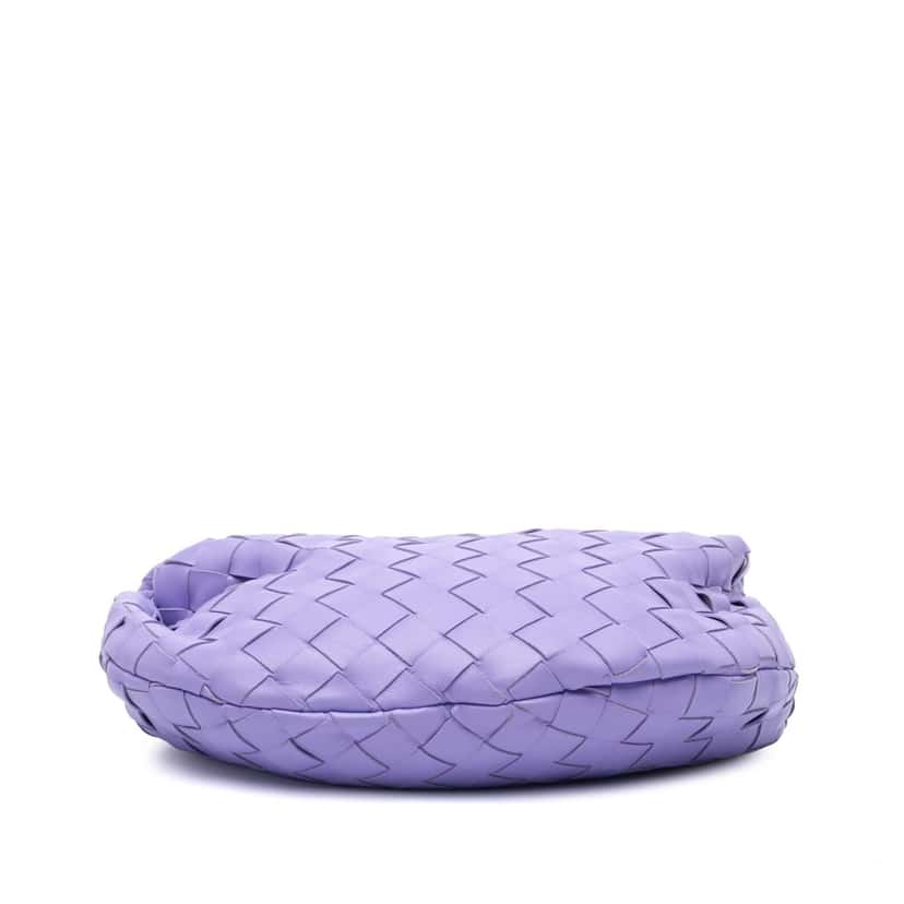 Bottega Veneta Mini Nappa Intrecciato Jodie Purple Leather Good condition - Inside View