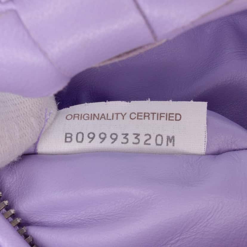 Bottega Veneta Mini Nappa Intrecciato Jodie Purple Leather Good condition - Box View