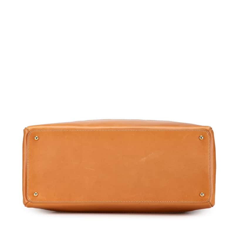 Celine Suede C Macadam Handbag Brown Leather Fair condition - Inside View