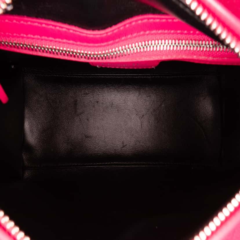 Dior Medium Tricolor Lambskin Cannage Lady Dior Pink Leather Good condition - Model View