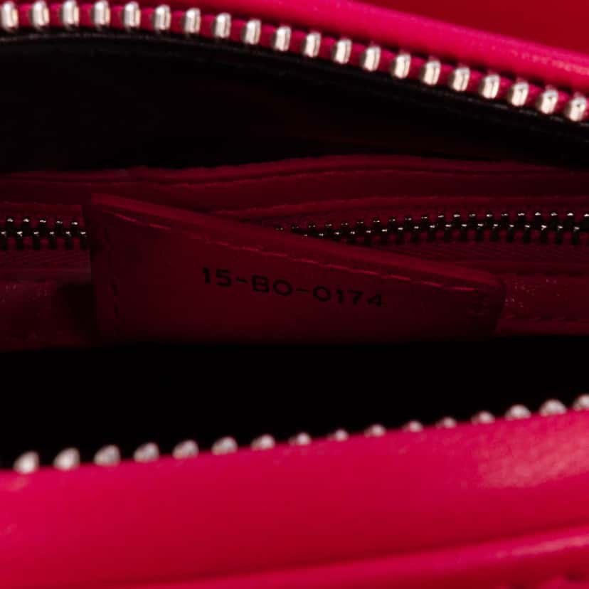 Dior Medium Tricolor Lambskin Cannage Lady Dior Pink Leather Good condition - Box View