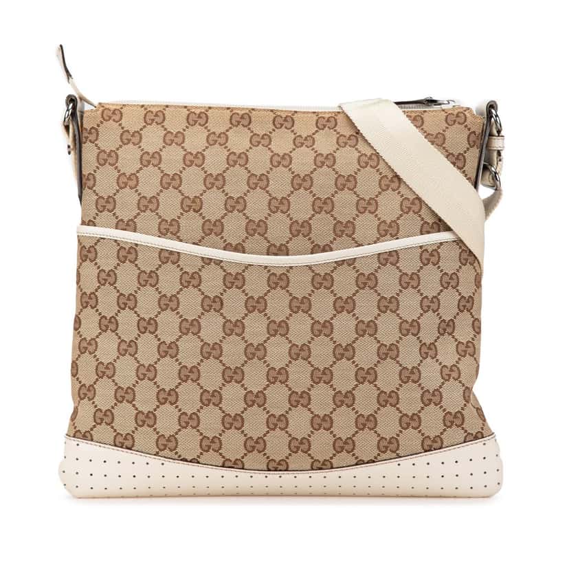 Gucci GG Canvas Crossbody Brown Canvas Good condition - Front View