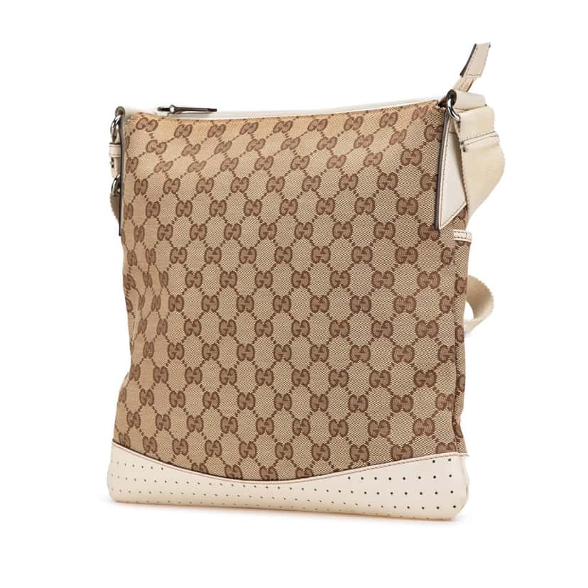 Gucci GG Canvas Crossbody Brown Canvas Good condition - Back View