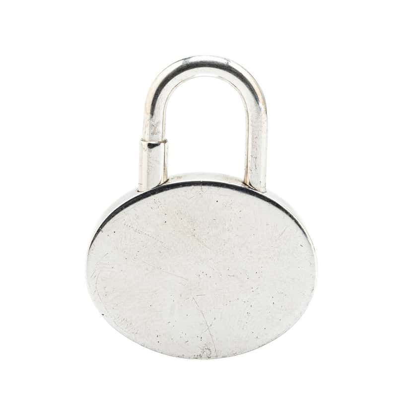 Hermès Palladium Annee Mediterranee Cadena Silver Metal Good condition - Back View