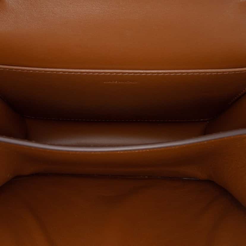 Celine Medium Calfskin Classic Box Brown Leather Good condition - Model View