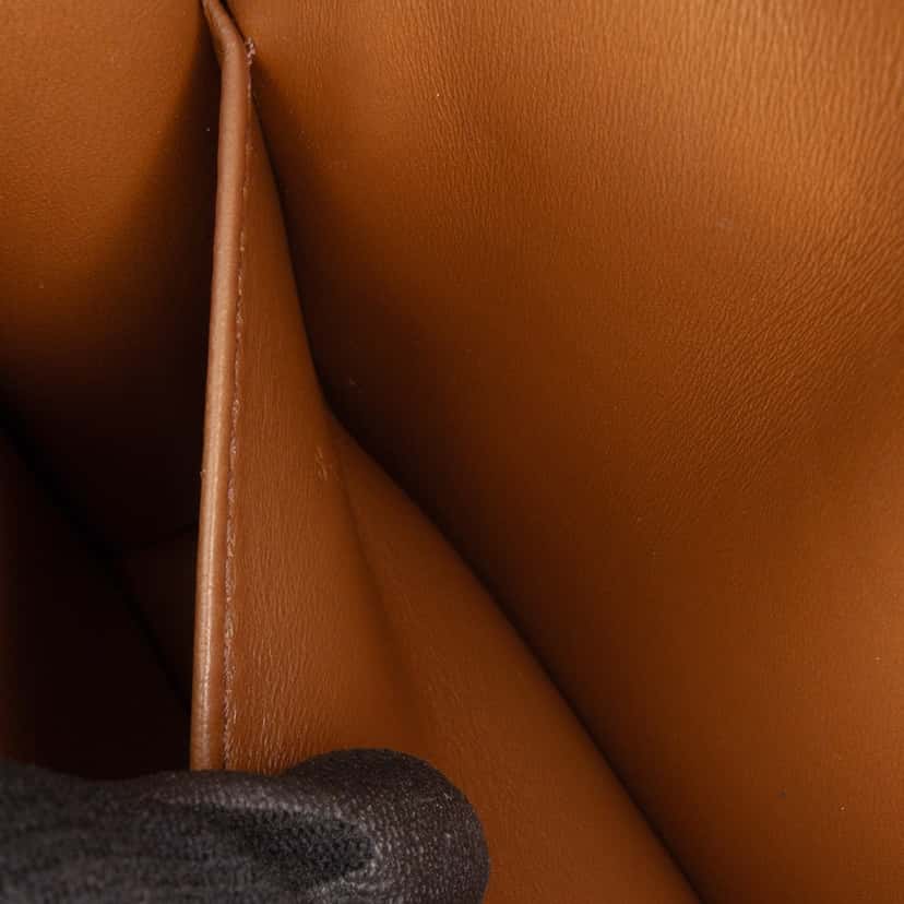 Celine Medium Calfskin Classic Box Brown Leather Good condition - Box View